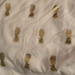 Pineapple twin sheet set